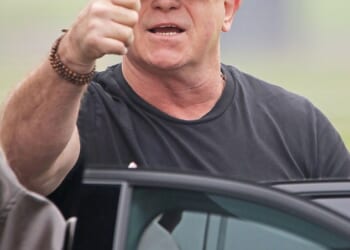 EastEnders legend Ross Kemp was pictured arriving at Inverness airport on Sunday morning, ready to film series two of Celebrity Traitors