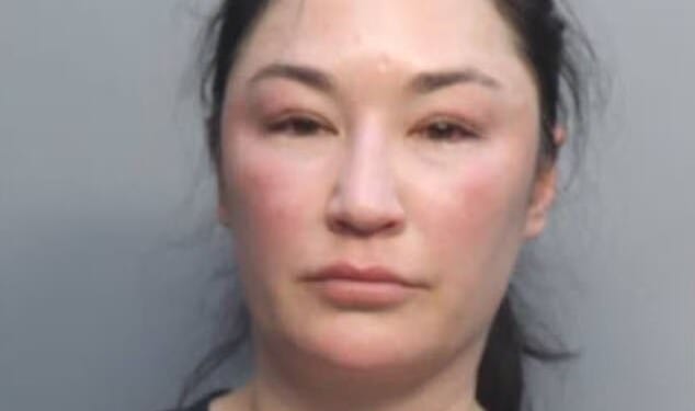 Shannon Marie Harris, 46, was arrested on April 27 after she allegedly refused to hang up a call while a Delta flight was taxiing. She is facing at least one misdemeanor charge for trespassing