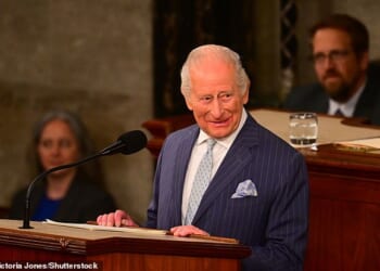 King Charles addresses a joint meeting of Congress at the US Capitol Address during last week's State Visit