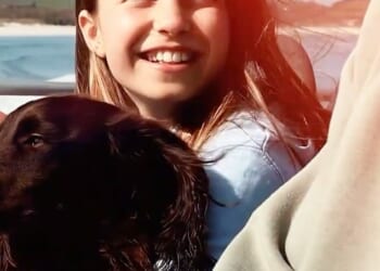 Charlotte's beach life birthday! Kate and William share new holiday video of princess enjoying the sand, the shells and new family dog Otto as she celebrates her 11th birthday 