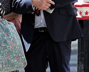 Alastair Bowerman outside the High Court during a legal dispute with his brothers over their parents' wills
