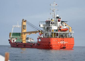 Chaos: The closure of the Strait of Hormuz has sent shipping rates rocketing in a boost to Clarksons’ shares