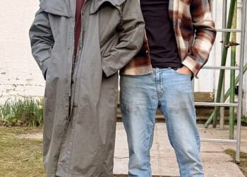 Ben Charles Edwards (pictured left), 42, and his husband Sam (pictured right), 34, ditched London for a derelict former care home just outside of Canterbury
