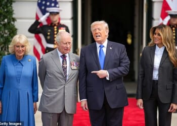 King Charles, pictured here with Queen Camilla, US President Donald Trump and First Lady Melania Trump, has shown the world over the past few days how he could hardly be more suited to his role as monarch