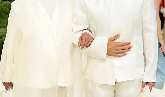David Beckham, 51, swooned over Simon Porte Jacquemus' grandmother Liline, 80, as she joined the designer at the star-studded Met Gala on Monday