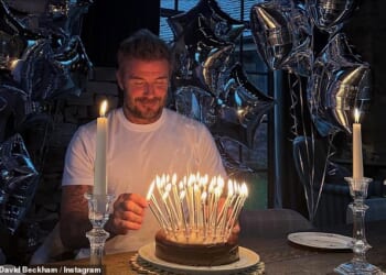 David Beckham has shared that he feels 'very blessed to have been spoiled by his family' on his birthday, despite his son Brooklyn skipping the celebrations once again