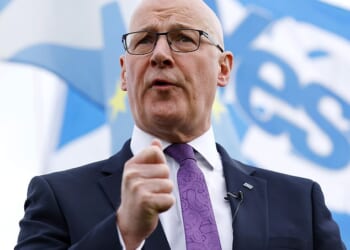 John Swinney, Scotland's First Minister, is being widely derided after he attempted to claim credit for Donald Trump lifting US tariffs on Scotch whisky