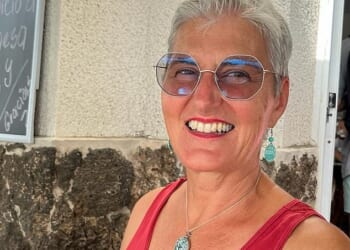 The dismembered remains of Belgian tourist Katty Oosterlinck, 56, (pictured) were discovered by investigators at a landfill site on the Spanish island of Fuertaventura on Friday