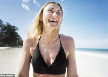 Wearing a bikini is typically a no brainer for people in their twenties, but when you hit a certain age, 'Queen of Etiquette' Laura Windsor thinks one should think twice (stock image)