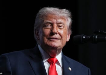 President Donald Trump told a crowd in West Palm Beach Friday night why he never got a dog when he first entered the White House