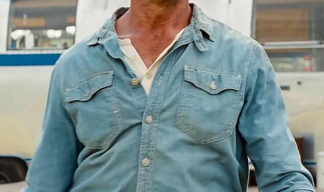 Hugh Jackman (pictured) portraying George Hardy in The Sheep Detectives