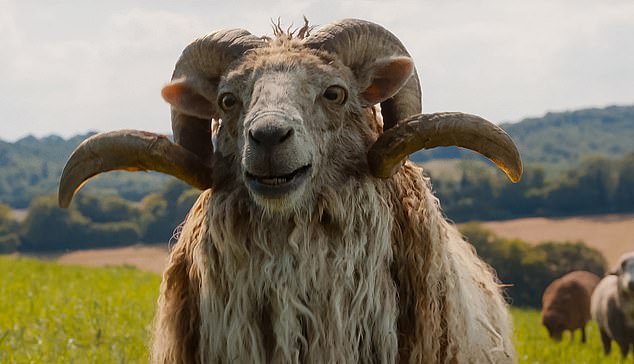 Patrick Stewart is the voice of Sir Ritchfield (pictured) in The Sheep Detectives