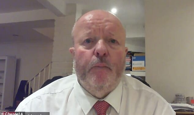 Peter Kirkham, pictured appearing as a TV pundit on Channel 4, is charged with sexually assaulting two young men