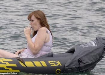 Potential Labour leadership contender Angela Rayner was caught vaping on a boat last year