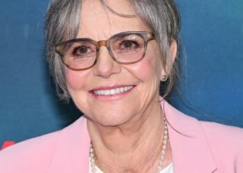 Forrest Gump's Sally Field showed off her amazingly youthful appearance aged 79 as she made a rare red carpet appearance at the Remarkably Bright Creatures in LA on Thursday