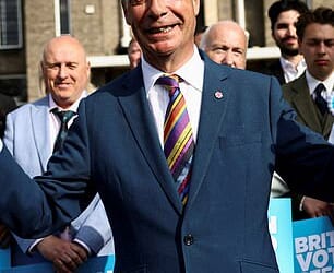 Nigel Farage hailed victory, but Reform would fall short of a majority