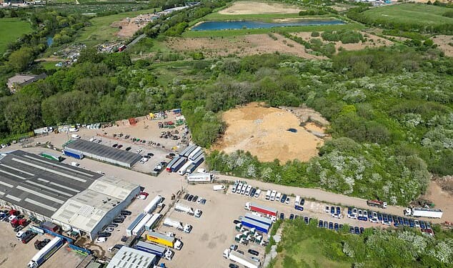 Tonnes of waste has been dumped near Shawell, Leicestershire, at a protected beauty spot