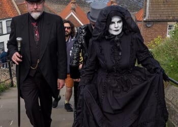 Thousands of Goths and Steampunks flock to Whitby for the legendary biannual festival