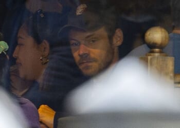 Harry Styles dined alone in Hampstead on Thursday as he was seen for the first time since getting engaged to Zoe Kravitz