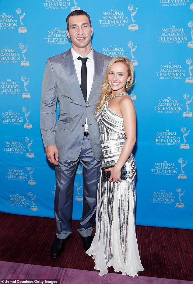 She then went on to have a relationship with retired heavyweight boxer Wladimir Klitschko - whom she amicably split from in 2018 after their nine-year on/off relationship (pictured in 2013)