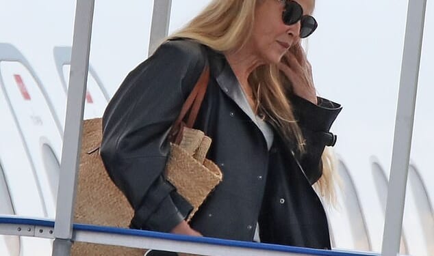 Hollywood star Jerry Hall has touched down in Scotland ahead of Celebrity Traitors filming after the star-studded line-up was revealed