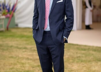'Hottest young royal' Alexander Ogilvy runs marathon to raise funds for charity founded by veteran who served with Princes William and Harry