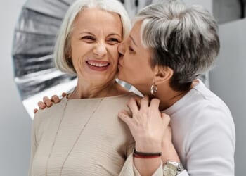 When she started dating women, Edie says ’it was as if I was inhabiting someone else’s life!’