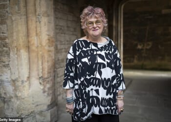 Sally Gardner, novelist, attends the Oxford Literary Festival 2026 on March 23