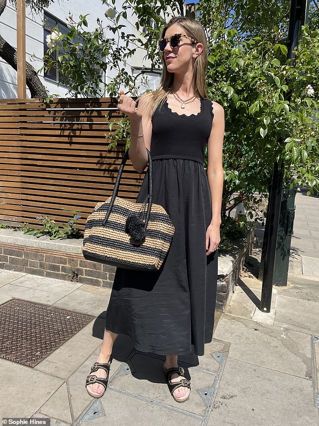 Lifestyle and digital subscriptions director Sophie Hines in Mint Velvet