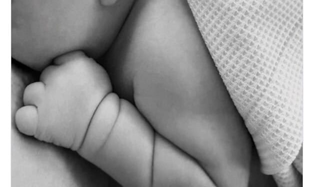Joel Dommett and his wife Hannah Cooper have welcomed their second child