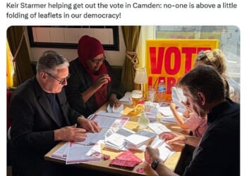 Keir Starmer's last-minute campaigning efforts appear not to have won over crucial swing voters