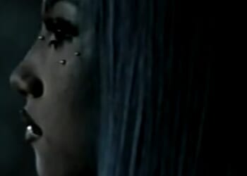 Kim Kardashian and Kanye West's 12-year-old daughter North West unveiled a new set of stick-on faux piercings in an eerie new music video