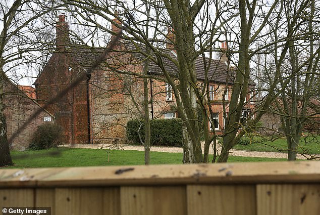 Ex-Royal nomad Andrew, 66, meanwhile moved into the refurbished property of Marsh Farm (pictured) on Easter Monday