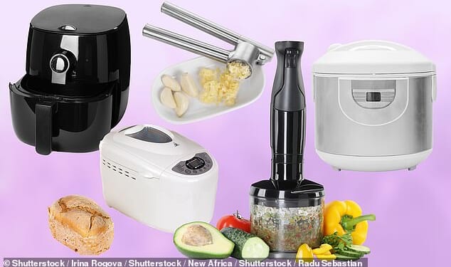 From air fryers to 'stocking filler' single use kitchen gadgets, a professionally trained chef has revealed the expensive tools and appliances that he would never be caught using
