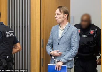 Brexit is preventing Christian Brueckner (pictured), the prime suspect in the disappearance of Madeleine McCann , from facing trial in Britain, German officials have said