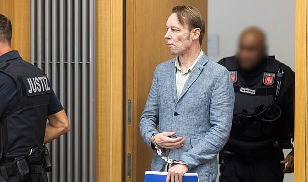 Brexit is preventing Christian Brueckner (pictured), the prime suspect in the disappearance of Madeleine McCann , from facing trial in Britain, German officials have said