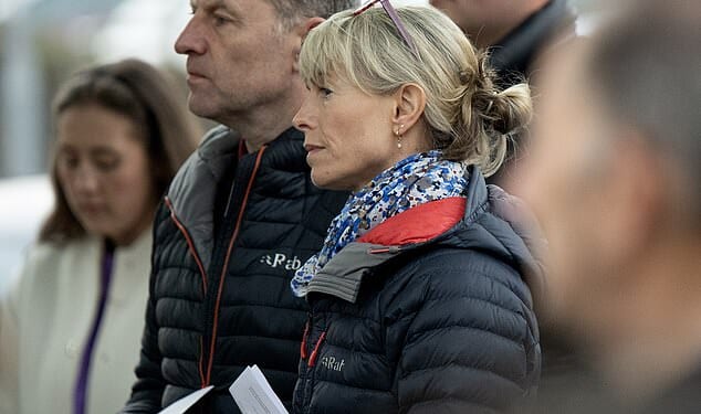 Kate and Gerry McCann (both pictured) were warmly welcomed by supporters and well-wishers for the informal outdoor gathering in their home village of Rothley, Leicestershire