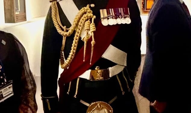 Ms Stewart, 84, took to Instagram to gush about meeting Charles's 'hot Equerry' - Lieutenant Colonel Jonathan Thompson (pictured) - who has served His Majesty since he took the throne in 2022
