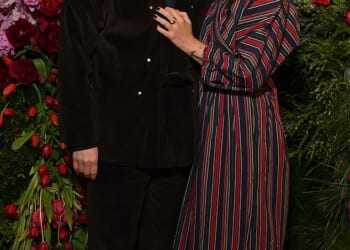 Martin Freeman, 54, joined girlfriend Rachel Mariam, 31,  at British Vogue and Netflix's pre- BAFTA Television Awards at the Dovetale at 1 Hotel Mayfair in London on Thursday