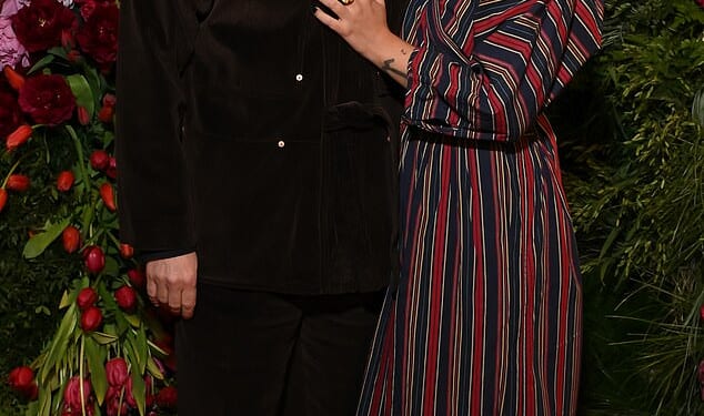 Martin Freeman, 54, joined girlfriend Rachel Mariam, 31,  at British Vogue and Netflix's pre- BAFTA Television Awards at the Dovetale at 1 Hotel Mayfair in London on Thursday