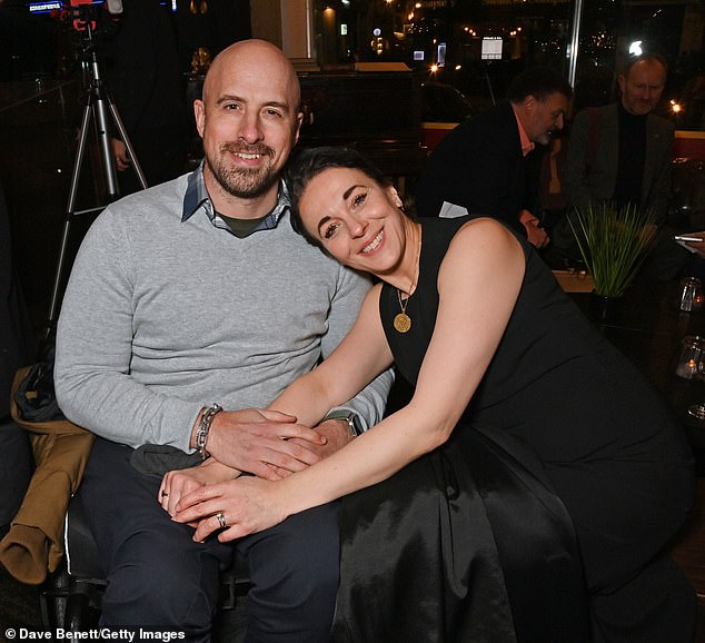 Meanwhile it's joyous news for Freeman's ex Amanda Abbington and her fiancé Jonathan Goodwin , as he finally settled his legal action against the makers of America's Got Talent