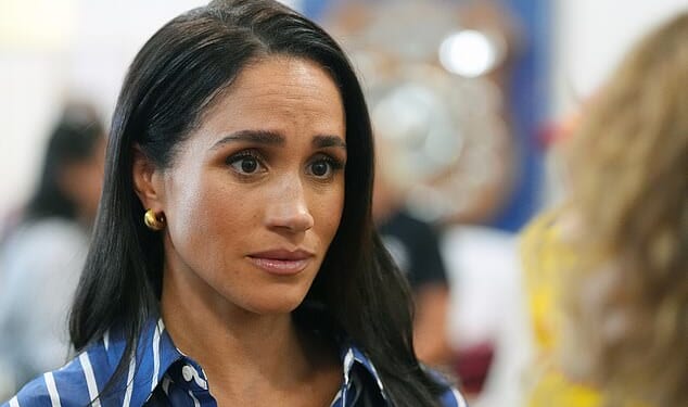 The Duchess of Sussex, pictured in Australia last month, flew to Chicago to support her godson at his first communion