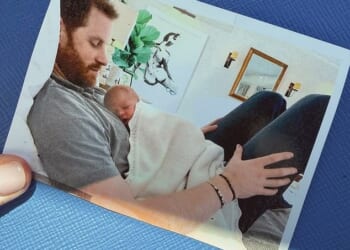 The Duchess of Sussex took to Instagram to post a pair of unseen photos of Archie, one of the young prince lying on his father's chest