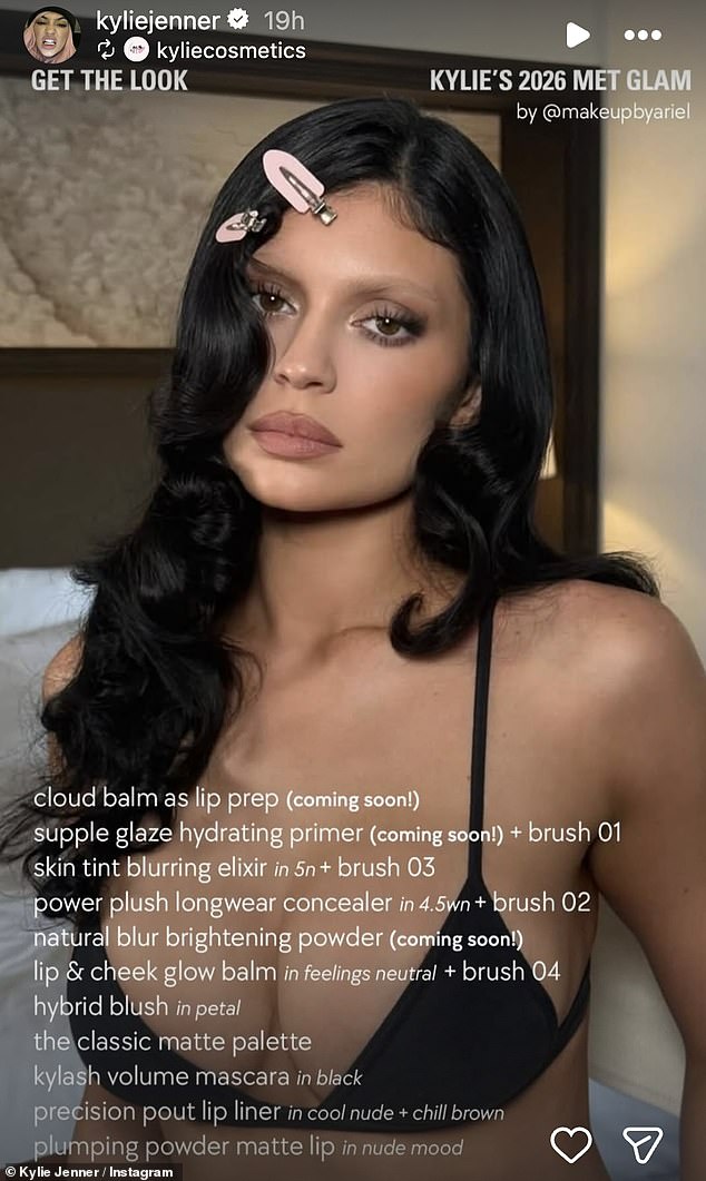 Kylie Jenner was also accused of sharing some more flattering images of herself to social media compared to the red carpet images from Getty