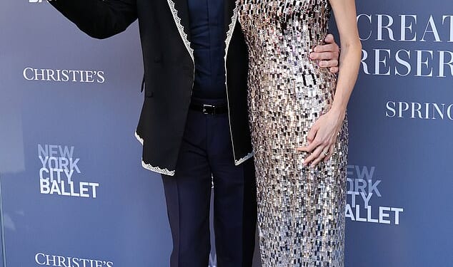Mick Jagger put on a jovial display as he joined his stunning fiancée Melanie Hamrick at NYC Ballet's Spring Fashion Gala on Thursday night