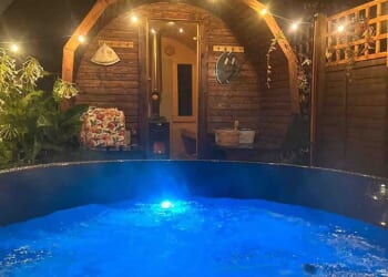 Neighbours said the smoke caused from the wood-burning hot tub would create 'excessive pollution' and stops them from hanging their washing or spending time outside