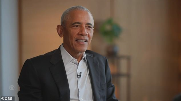 Barack Obama joked with Stephen Colbert about running for president in a fawning interview at the former commander in chief's troubled, soon-to-open presidential center