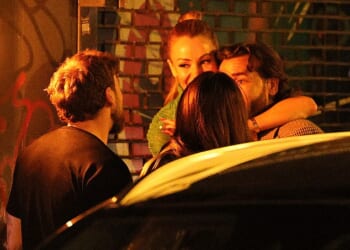 Olivia Attwood kissed and made up with her rumoured boyfriend Pete Wicks after having a heated conversation outside Stringfellows strip club this weekend