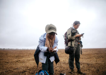 On the trail of primates, past and present, in Mozambique