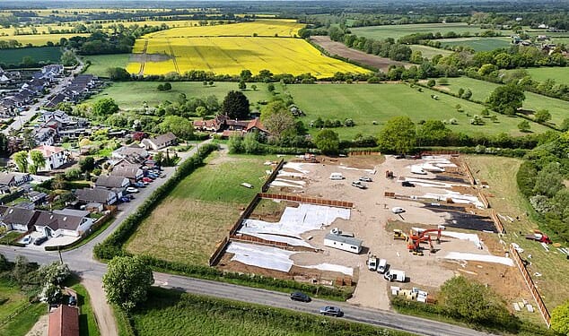 An army of workers descended on a four-acre wildlife haven in the historic hamlet of Willows Green, near Felsted, Essex, within hours of the local district council closing its doors